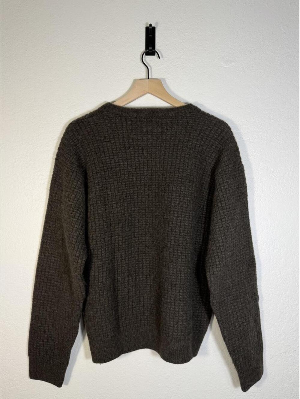 Cabela's Dark Brown Wool Pullover Sweater Size XL - Picture 4 of 6